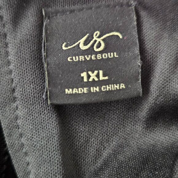 VIP Plus Sequin V Neck Ruched Party Dress 14/16-1XL - Picture 6 of 12